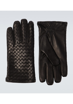Bottega Veneta Intrecciato leather gloves