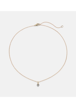 Stone and Strand The Shadow 10kt gold choker with diamonds