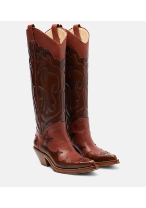Gabriela Hearst Capitana leather cowboy boots