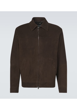 Canali Suede blouson jacket