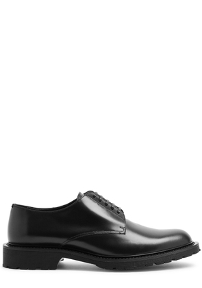 Saint Laurent Vaughn Leather Derby Shoes - Black - 42 (IT42 / UK8)