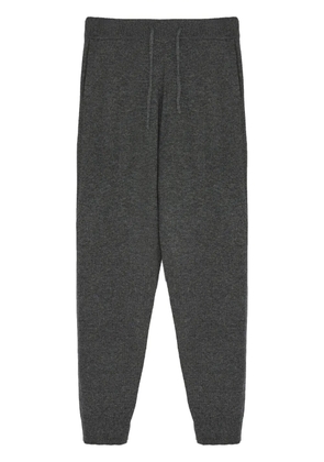 Yves Salomon knitted track pants - Grey