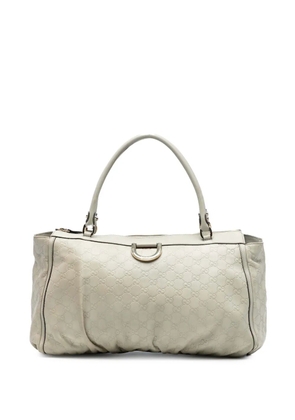 Gucci Pre-Owned 2016-2025 Guccissima Abbey D Ring tote bag - White