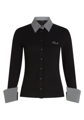 Karl Lagerfeld Signature shirt - Black