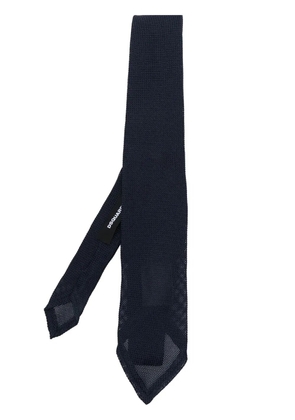 DSQUARED2 silk lightweight tie - Blue