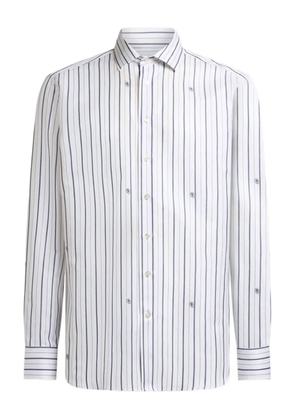 ETRO striped button-up shirt - White