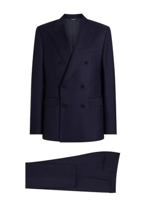 Dolce & Gabbana double-breasted suit - Blue