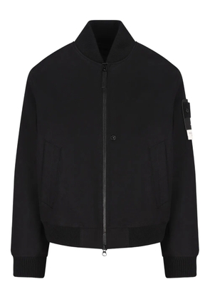 Stone Island performance flannel patch jacket - Black