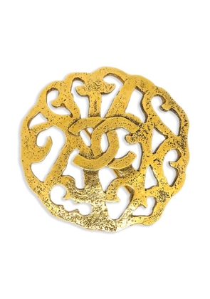 CHANEL Pre-Owned 1990-2000s medallion brooch - Gold