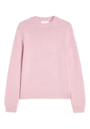Jil Sander ribbed-cuff alpaca-wool-blend sweater - Pink