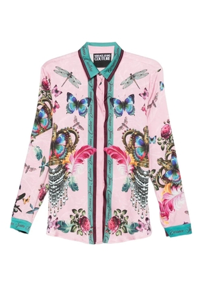 Versace Jeans Couture floral-print shirt - Pink