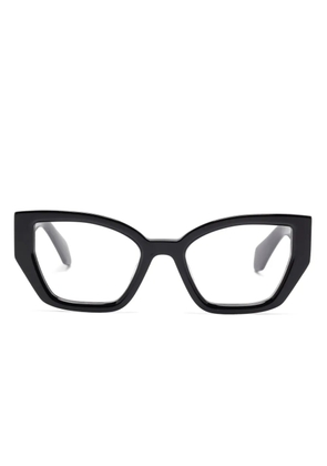 Off-White Eyewear monogram-pattern glasses - Black