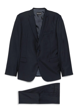 Emporio Armani single-breasted suit - Blue