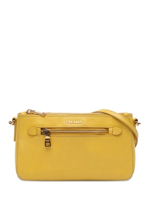 Prada Pre-Owned 2013-2025 Saffiano Lux Front Pocket crossbody bag - Yellow