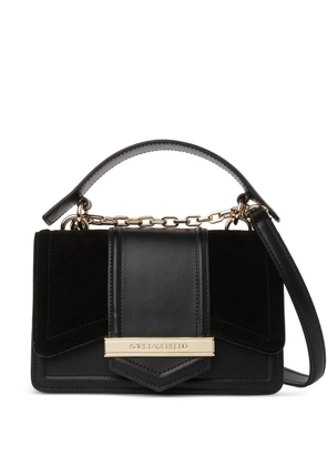 Karl Lagerfeld small K/Nova suade crossbody bag - Black