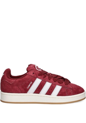 adidas Campus 00s three-stripe suede sneakers - Red