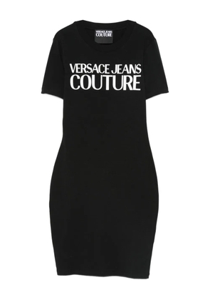 Versace Jeans Couture logo-print dress - Black