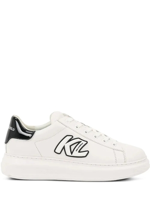 Karl Lagerfeld logo-patch sneakers - White