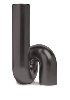 POLSPOTTEN Yourtube ceramic vase - Black