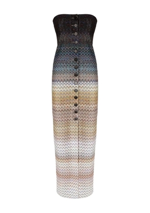 Missoni button-front maxi dress - Grey