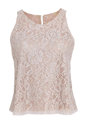 Lethicia Bronstein Gerbera reversible lace blouse - Pink