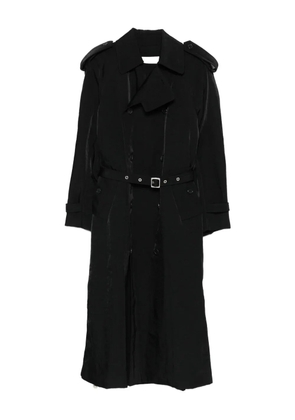 JW Anderson belted double-breasted coat - Black