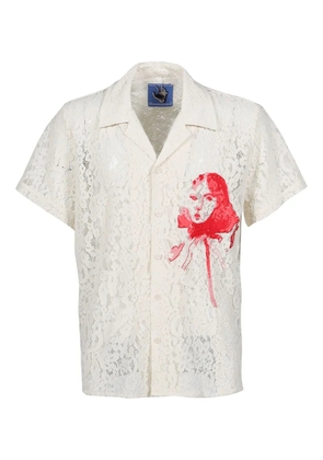 KidSuper graphic-print shirt - Neutrals