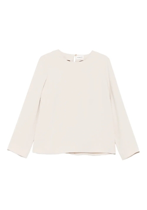 P.A.R.O.S.H. keyhole-neck boxy top - Neutrals