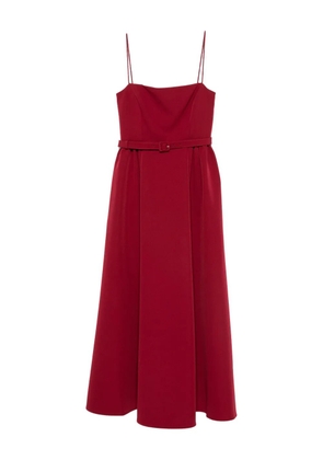 Roland Mouret belted maxi dress - Red