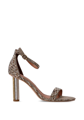 Kurt Geiger London embellished ankle-strap pumps - Neutrals
