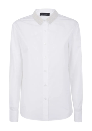 Fabiana Filippi embellished-collar shirt - White