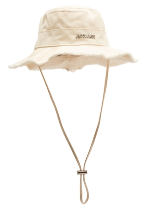 Jacquemus Le Bob Artichaut Canvas Bucket hat - Off White - 56 (56cm / S)