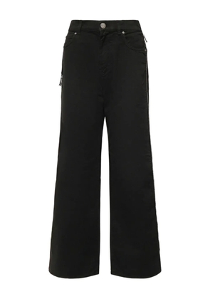 PINKO zip-detail jeans - Nero limousine