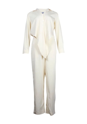 Nanushka tie-front jumpsuit - White