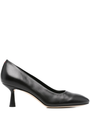 Aeyde 65mm Giotta round-toe calf leather pumps - Black
