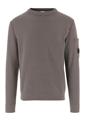 C.P. Company crew neck lens pocket sweater - Grey