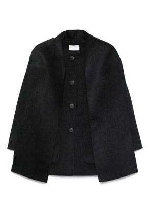 THE DYNAMIS STUDIO button-front wool jacket - Grey