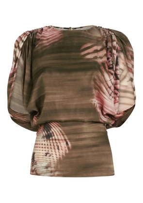 Silvia Tcherassi Alisa abstract-print blouse - Pink