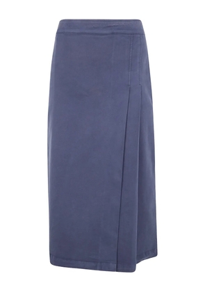 ASPESI pleated wrap skirt - Blue