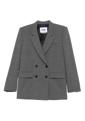MSGM virgin wool-blend blazer - Grey