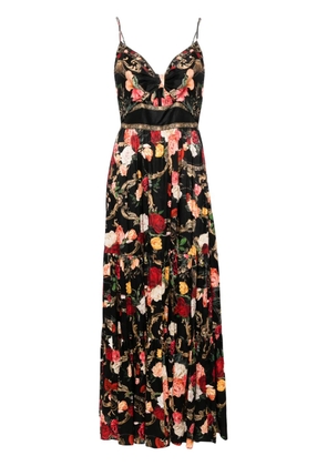 Camilla Magic In The Manuscripts midi dress - Black