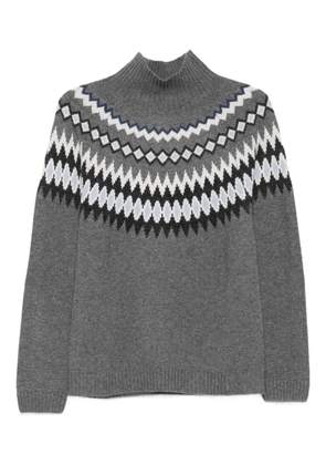 BeYou high-neck sweater - Grey