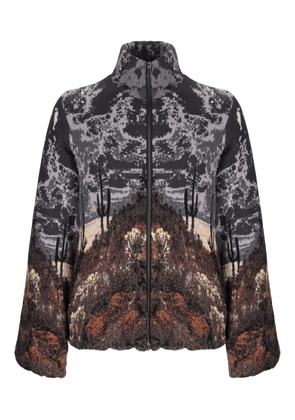 Laneus knitted bomber - Brown