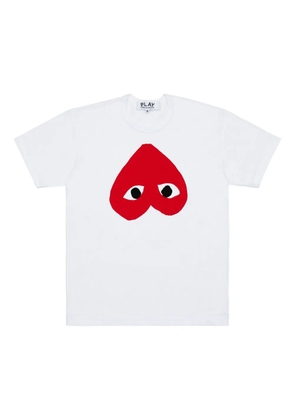 Comme Des Garçons Play heart-eye T-shirt - White