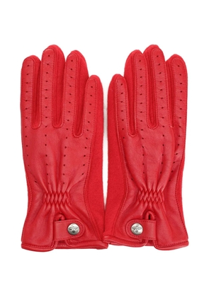 Vivienne Westwood perforated-detail gloves - Red