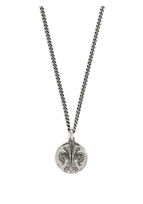 Emanuele Bicocchi coin-pendant necklace - Silver