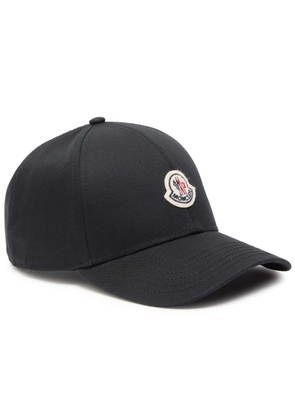 Moncler Logo Cotton cap - Black - One Size