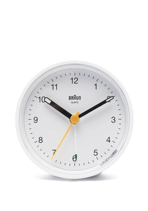 Braun Watches classic analogue alarm clock (7 cm) - White