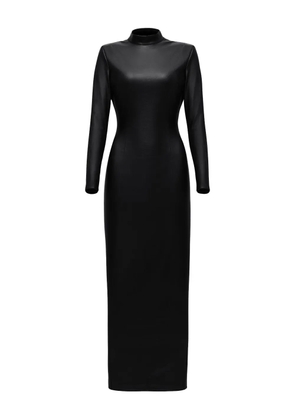 Lika lace-up backless maxi dress - Black