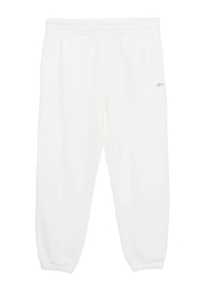 Lacoste logo-embroidered trousers - White